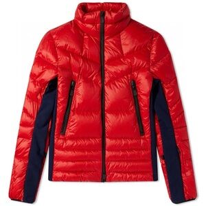 Moncler Red and Black Kids Puffer Jacket